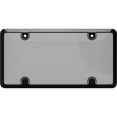 Rock Tamers Cruiser Tuf Metal Combo License Plate Frame Shield (Black/Smoke) - 64052